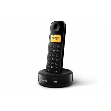 Philips Schnurlostelefon D2601B Schwarz