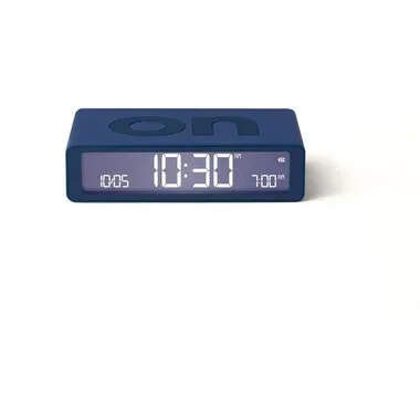 Lexon, LEXON Wecker Flip Classic LR157DB9 dunkelblau, USB-C