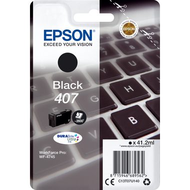 Epson, EPSON Tintenpatrone L schwarz T07U140 WF-4745 2600 Seiten