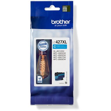 Brother, BROTHER Tintenpatrone HY cyan LC-427XLC MFC-J5955 5000 Seiten