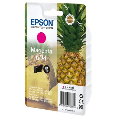 Epson, EPSON Tintenpatrone 604 magenta T10G34010 WF-2910/30/50 130 Seiten