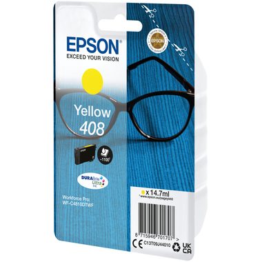 Epson, EPSON Tintenpatrone 408 yellow T09J44010 WF-C4810DTWF 1100 Seiten