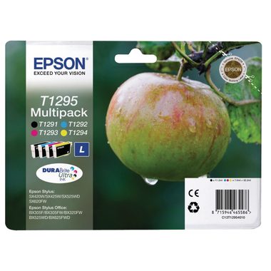Epson, EPSON Multipack Tinte CMYBK T129540 Stylus SX420W 11.2/7.0ml