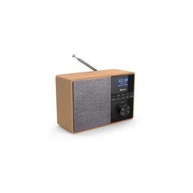 Philips, Philips - Tragbares  Radio TAR5505/10 – Kompaktes und kraftvolles Klangerlebnis, Grau