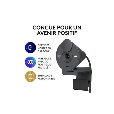 Logitech, Logitech Webcam "Brio 300 graphite"