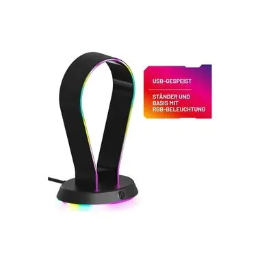Stealth, STEALTH Light Up - Gaming Headset Stand (Schwarz)