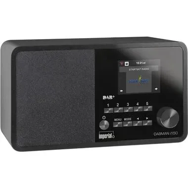 Imperial, IMPERIAL Internet-Radio "Dabman i150 Schwarz" (WLAN Digitalradio (DAB+)  FM-Tuner  Internetradio )
