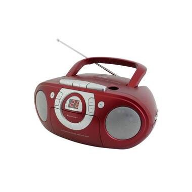 soundmaster, Soundmaster CD-Radiorecorder "SCD5100RO Rot" ( FM-Tuner )