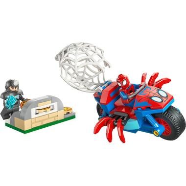 LEGO, LEGO Konstruktionsspielsteine "Marvel Spidey auf Motorrad vs. Rhino 11206"