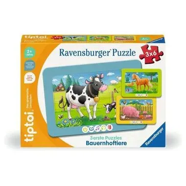 tiptoi 3 erste Puzzles: Bauernhoftiere