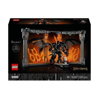 LEGO, LEGO® Spielbausteine »Icons Der Herr der Ringe: Balrog Bücherstütze 10367«, (1201 St.)