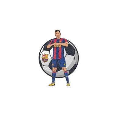 undefined, nicht definiert Puzzle »Iconic FC Barcelona ? Robert Lewandowski«, Holzart: Birke (Herkunftsland: China)