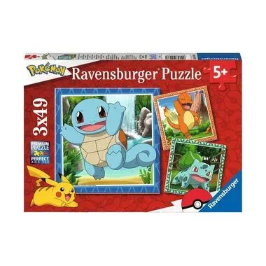 Ravensburger Puzzle Glumanda, Bisasam und Schiggy