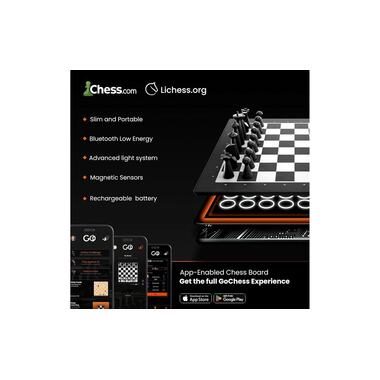 Particula, Particula Mini Schachbrett LED-Lichtsystem, Chess.com, Lichess.Org