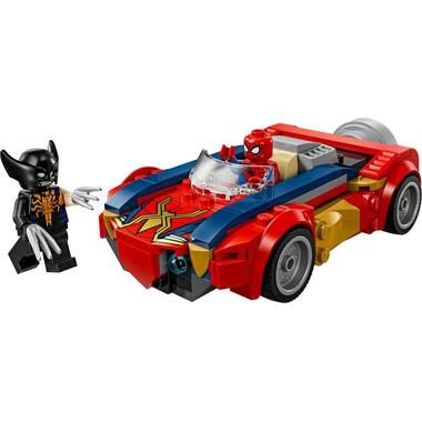 LEGO, LEGO Konstruktionsspielsteine "Spider-Man Auto vs. Venomized Wolverine (76336), LEGO Super Heroes" Made in Europe