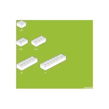 Hubelino, Hubelino - Bausteine: Bausteine Set, 60 Teile, Multicolor