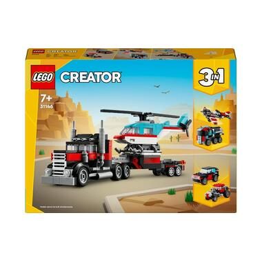 LEGO, 31146 Tieflader mit Hubschrauber Multicolor