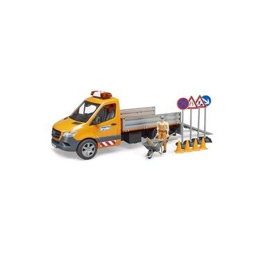 undefined, BRUDER MB Sprinter Kommunal mit Fahrer, Light- und Sound-Modul und Zubehör
