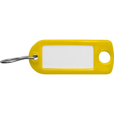 RIEFFEL, RIEFFEL Schl&uuml;ssel-Anh&auml;nger 8034FS GELB gelb 100 St&uuml;ck