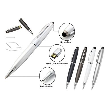 ROOST, ROOST Touch Pen mit USB-Schl&uuml;ssel CM3293 16 GB ass.