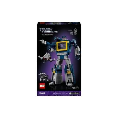 LEGO, LEGO® Konstruktionsspielsteine »Icons Transformers: Soundwave 10358«