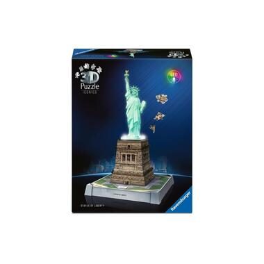 Ravensburger, Ravensburger 3D-Puzzle »Iconics Statue of Liberty w. Light« 3D-Effekt