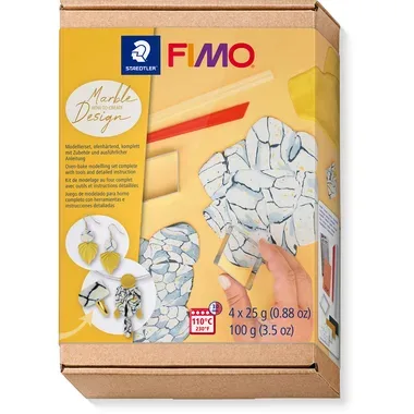 FIMO, FIMO Modelliermasse 4x25g 8025HTC5 Marble Design