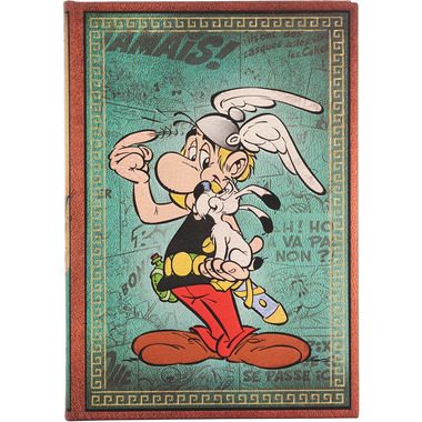 Paperblanks, PAPERBLANKS Notizbuch Asterix Midi PB9699-3 liniert, blau 144 Seiten