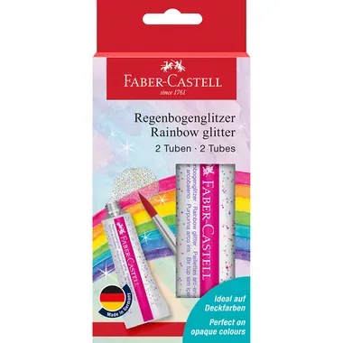 Faber-Castell, Faber Castell Glitzer Regenbogen 2x12ml