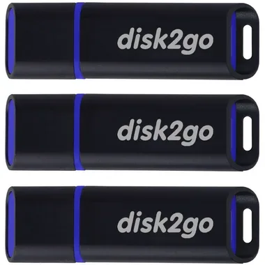 DISK2GO, DISK2GO USB-Stick passion 32GB 30006500 USB 2.0 triple pack