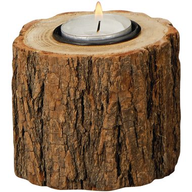 ROOST, ROOST Teelichthalter 10x10x10cm 10031493 Holz, Metall Baum Holz, Metall Baum