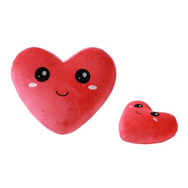 ROOST, ROOST Kissen Herz XL2208I rot 33x28cm