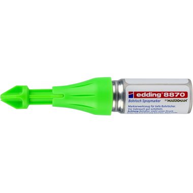 edding, EDDING Bohrlocher Spraymarker 8870 004872 neongr&uuml;n, non-permanent