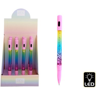 ROOST, ROOST Kugelschreiber Glitter ST7219 Light Up