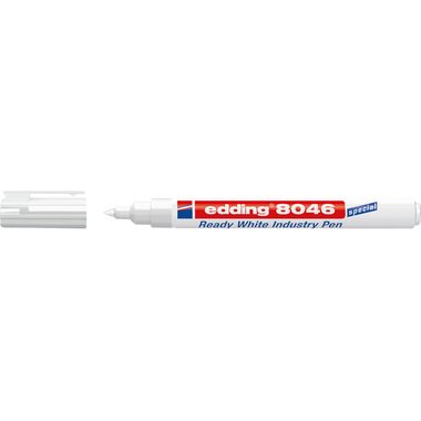 edding, EDDING Permanent Marker 8046 4-8046049 Ready White Industry Pen