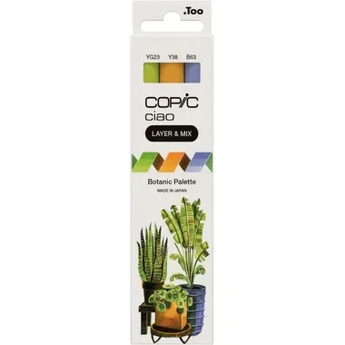 COPIC, COPIC Marker Ciao 220750306 Botanic Palette 3 St&uuml;ck