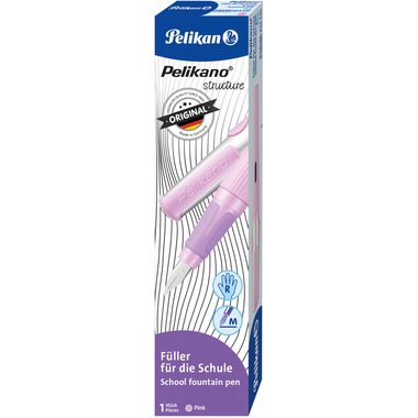 Pelikan, PELIKAN F&uuml;llhalter Structure M 824545 pink, Rechtsh&auml;nder