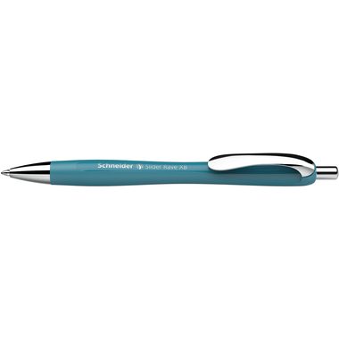 Schneider, SCHNEIDER Kugelschreiber Slider Rave XB 132513 teal, nachf&uuml;llbar 0.7mm