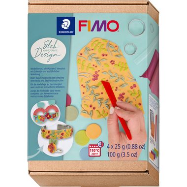 FIMO, FIMO Modellierset 4x25g 8025HTC3 Slab Design