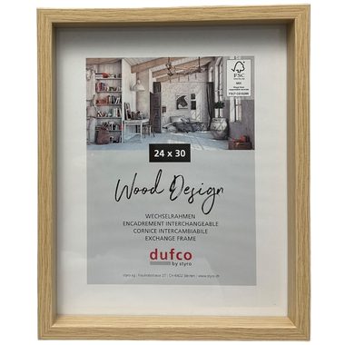 dufco, DUFCO Holz-Bilderrahmen 24x30cm 1610.80986 Fuji natur