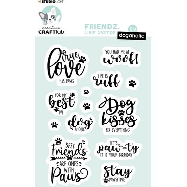 SIZZIX, SIZZIX Klarischtstempel Friendz STAMP166 10.5x14.8x0.4cm