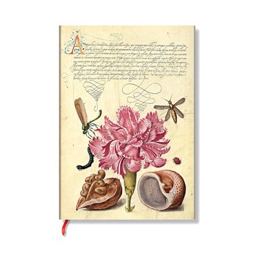 Paperblanks, PAPERBLANKS Notizbuch Rosa Nelke Midi FB9727-3 liniert 176 Seiten