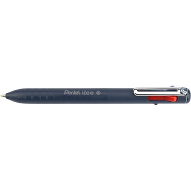 Pentel, PENTEL Kugelschreiber iZee 1mm BXC470-DC dunkelblau, 4 Schriftfarben
