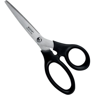 Leitz, LEITZ Edelstahl Schere 18.5cm 5424-00-95 schwarz