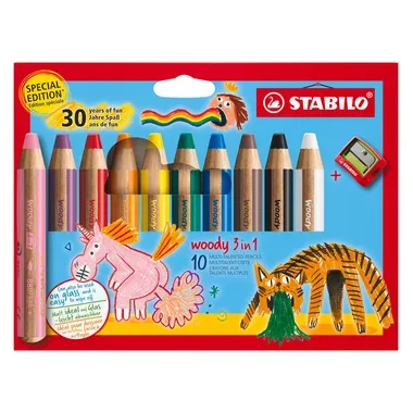 STABILO, STABILO - Farbstift Set, 10 Stück, Sortierte Farben