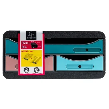 Exacompta, EXACOMPTA Schubladenbox SKANDI A4+ 311606D Small Box, 3 Schubladen