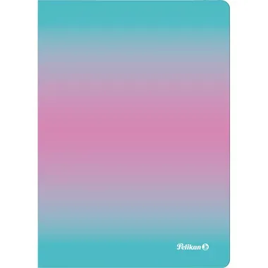 Pelikan, PELIKAN Notizbuch A5 300002304 kariert mint/rosa