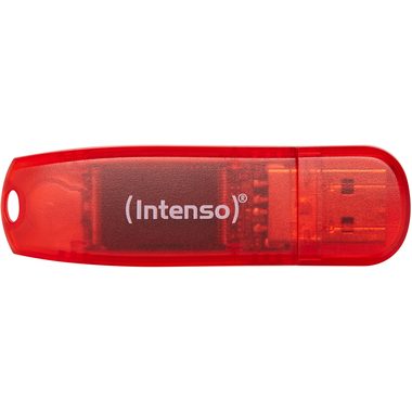 Intenso - Rainbow Line USB Drive 2.0, Transparent, 128 GB