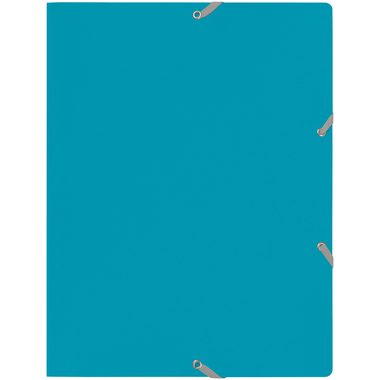 Kolma, KOLMA Gummizugmappe Doppia A4 11.082.20 blau/grau