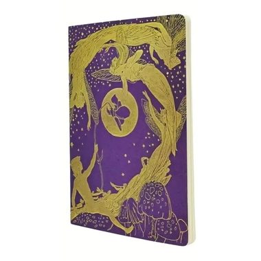 Paperblanks, PAPERBLANKS Notizheft A5 CBD6281 Violet Fairy blanko 80 S.